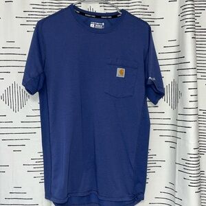 Carhartt relaxed fit force shirt. Blue size small.